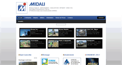 Desktop Screenshot of midali.fr