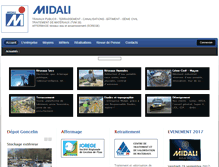Tablet Screenshot of midali.fr